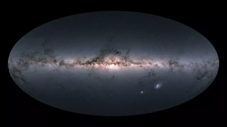 Gaia map of the sky. 