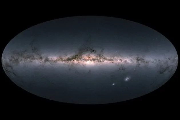 Gaia map of the sky.
