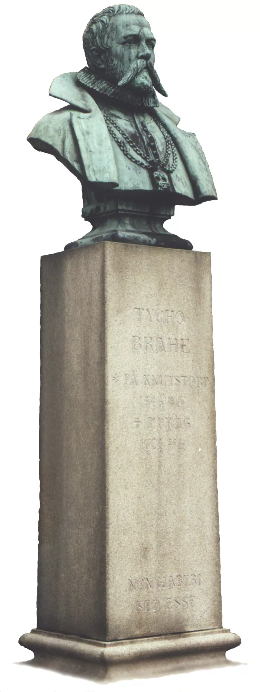 Statue of Tycho Brahe. Photo.