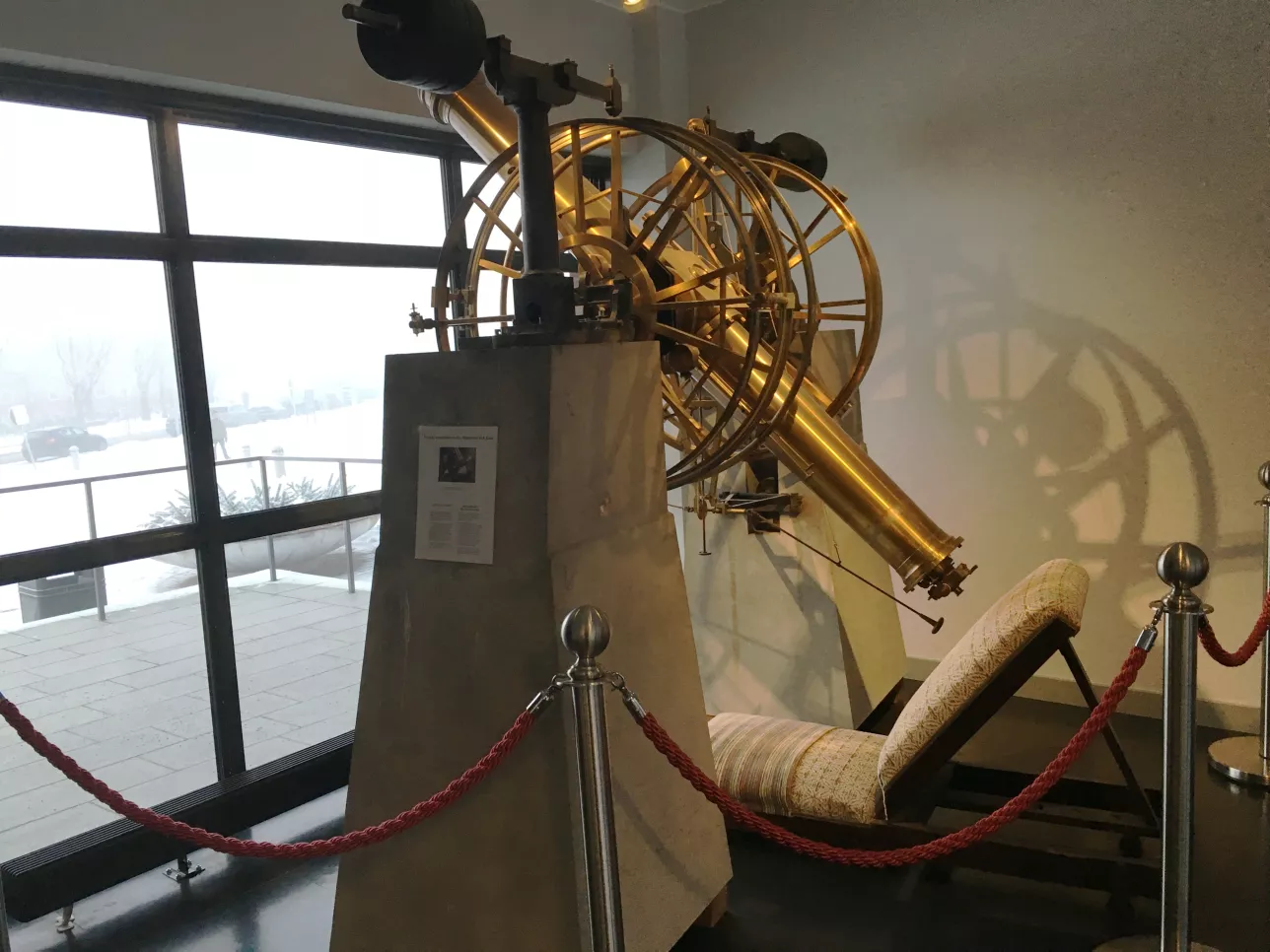 The Meridian Telescope. Photo.