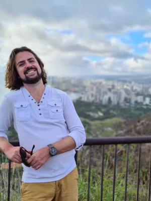 Me in Honolulu, following a successful observing run at the Keck facility.
